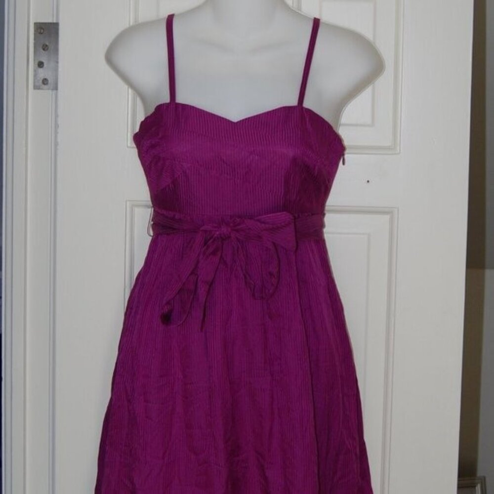NWT, KENSIE Plum "Striped Woven" Dress - 2